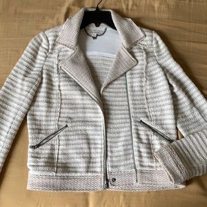 Ella moss beige zipper jacket, size s